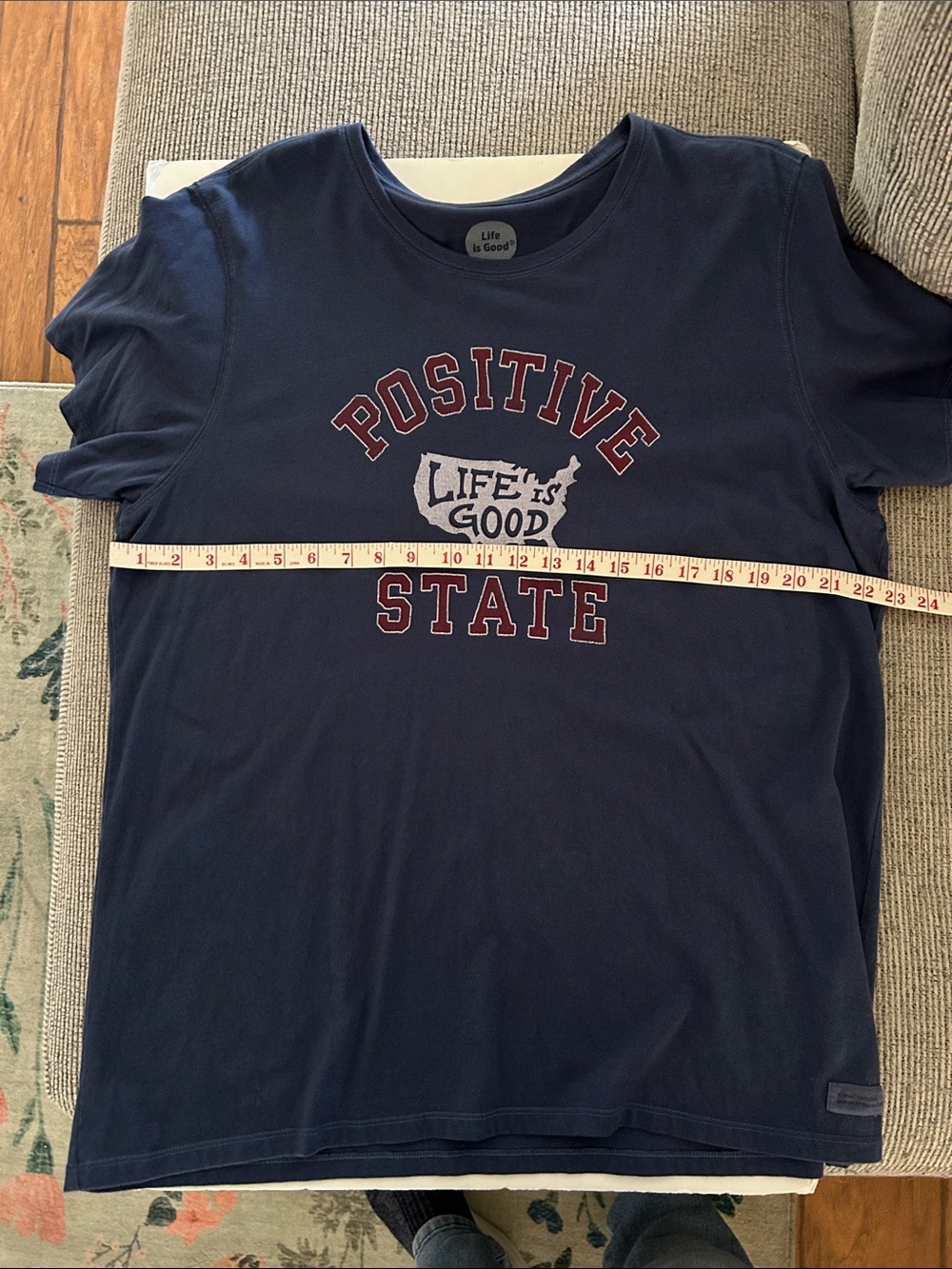 ❌LAST CALL❌ Life is Good Graphic Tee shirt positive state of mind cotton XXL - Picture 6 of 9